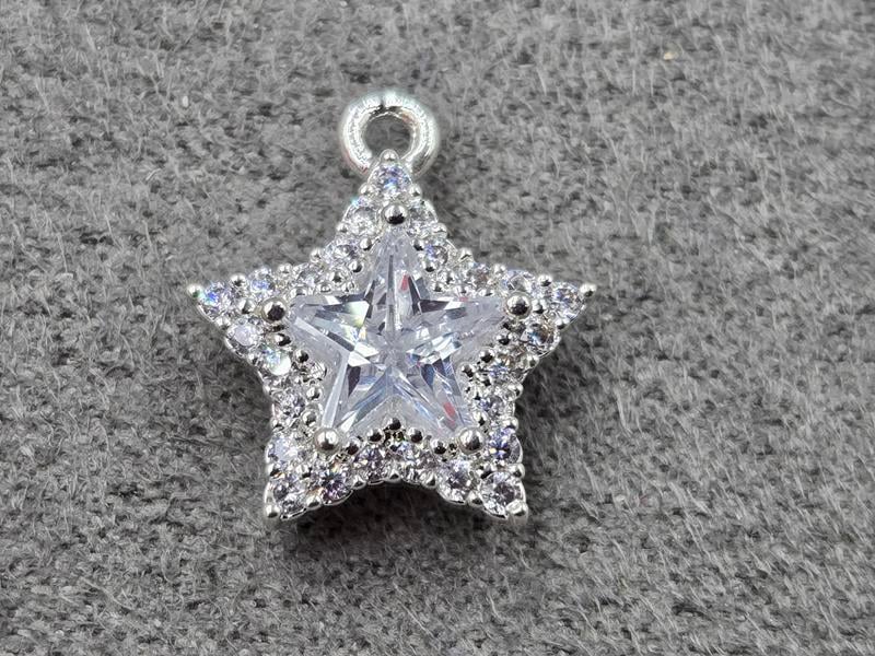 Підвіска 13 мм колір срібло (гіпоалергений сплав)