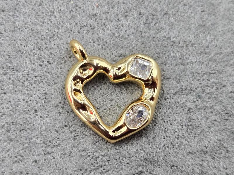 Підвіска 15*14 мм колір золото (гіпоалергений сплав)