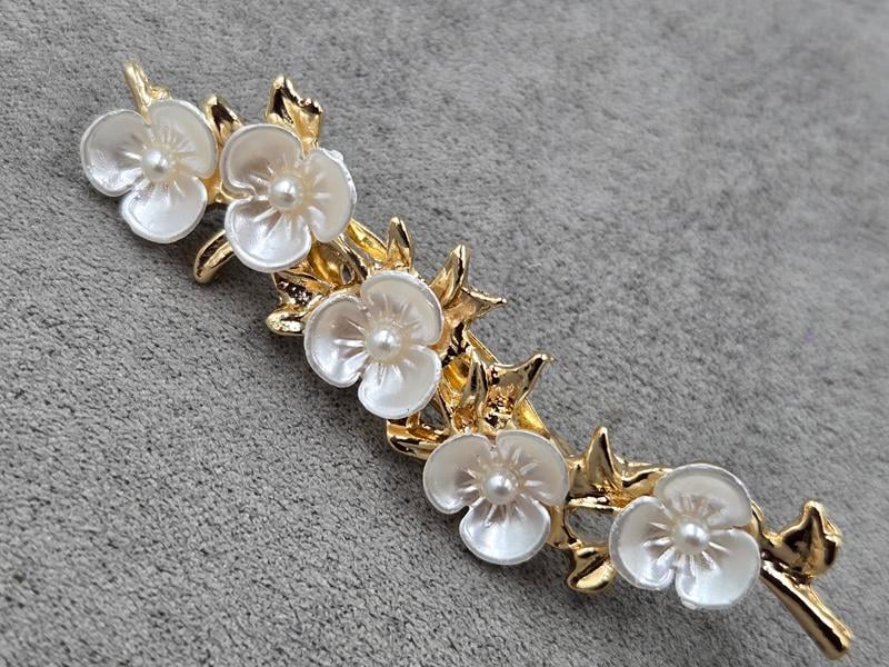 Брошка 16*62 мм золото