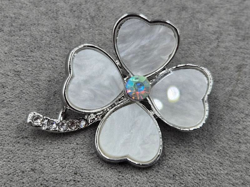 Брошка *квітка* 28*39 мм срібло