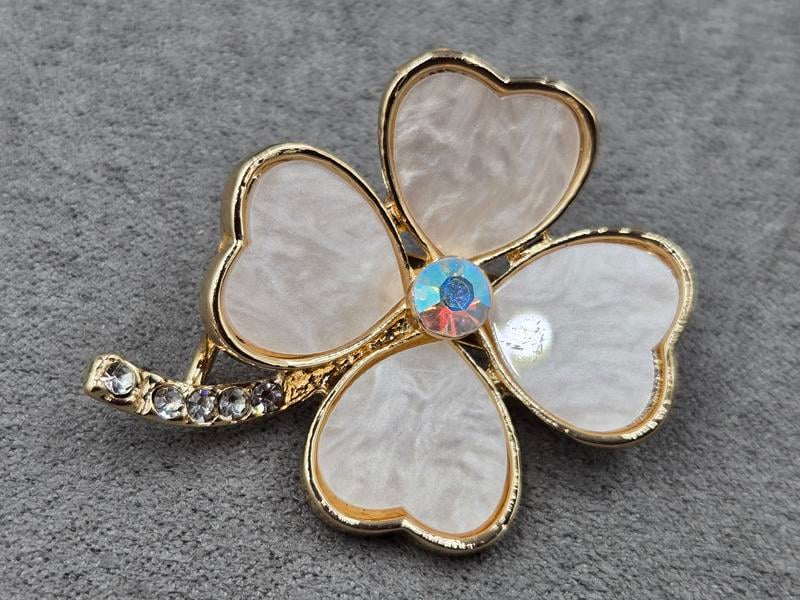 Брошка *квітка* 28*39 мм колір золото