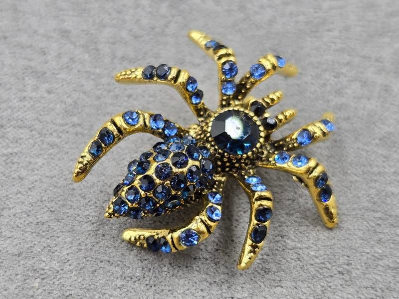 Брошка *павук* 31*33 мм колір золото