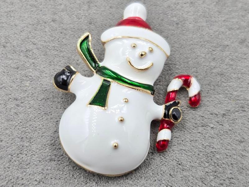 Брошка *сніговик* 31*39 мм