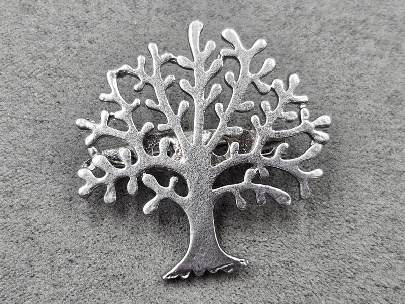 Брошка *дерево життя* 35 мм срібло