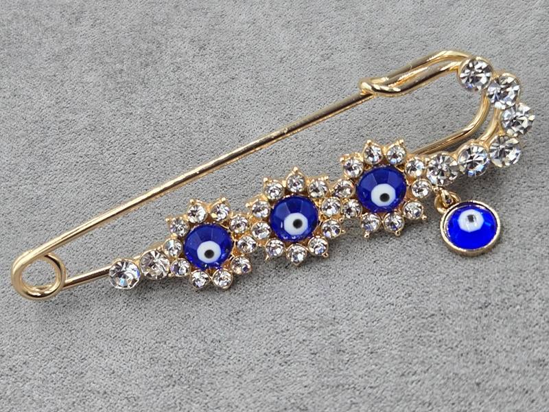 Булавка брошка 23*78 мм колір золото