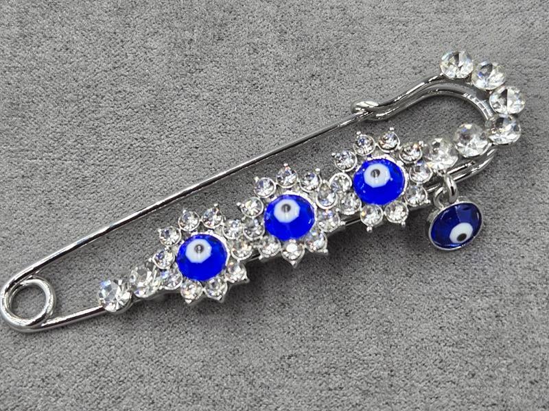 Булавка брошка 23*78 мм колір срібло