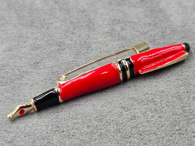 Брошка *ручка* 7*60 мм колір золото