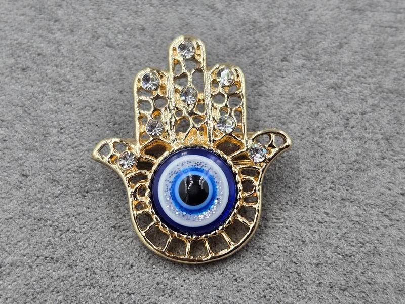 Брошка 24*27 мм колір золото