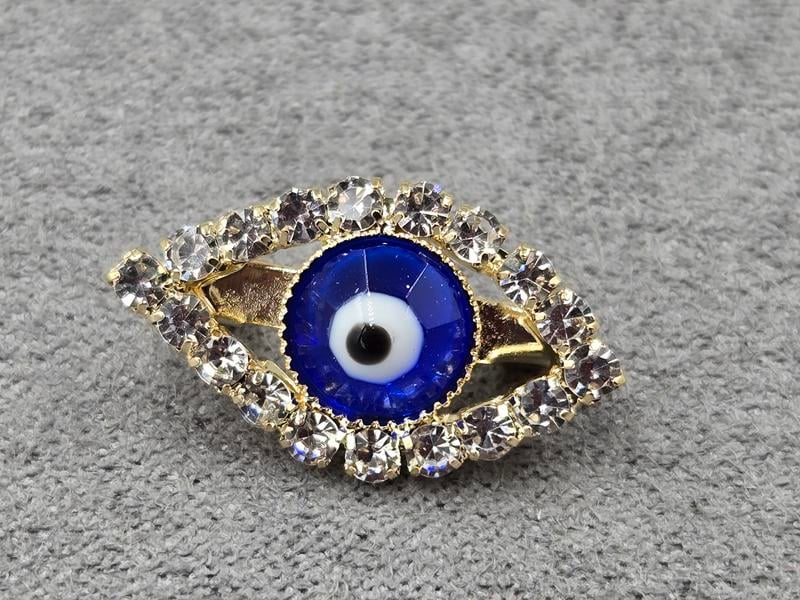 Брошка 12*20 мм колір золото