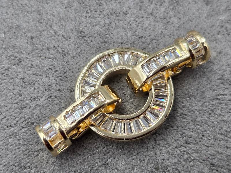 Замок 15*30 мм колір золото (гіпоалергений сплав)