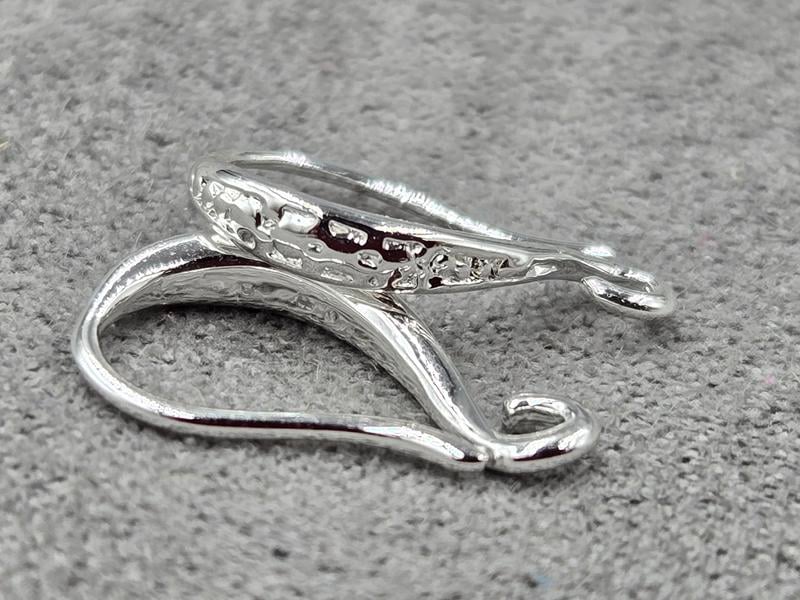 Швенза 2*15 мм колір срібло  (гіпоалергений сплав)