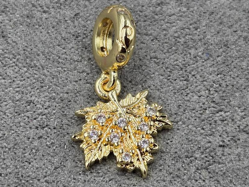 Рондель 2*8 мм отв. 4,3 мм з підвіскою 12*14 мм колір лимонне золото (гіпоалергений сплав)