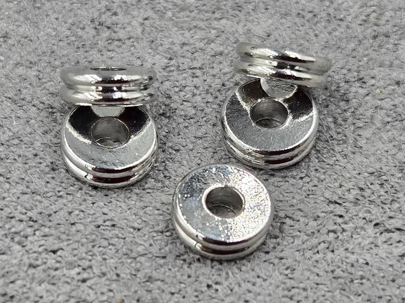 Рондель 6*2 мм 20 шт колір сталь (гіпоалергений сплав)