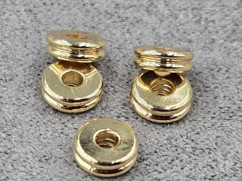 Рондель 6*2 мм 20 шт колір золото (гіпоалергений сплав)