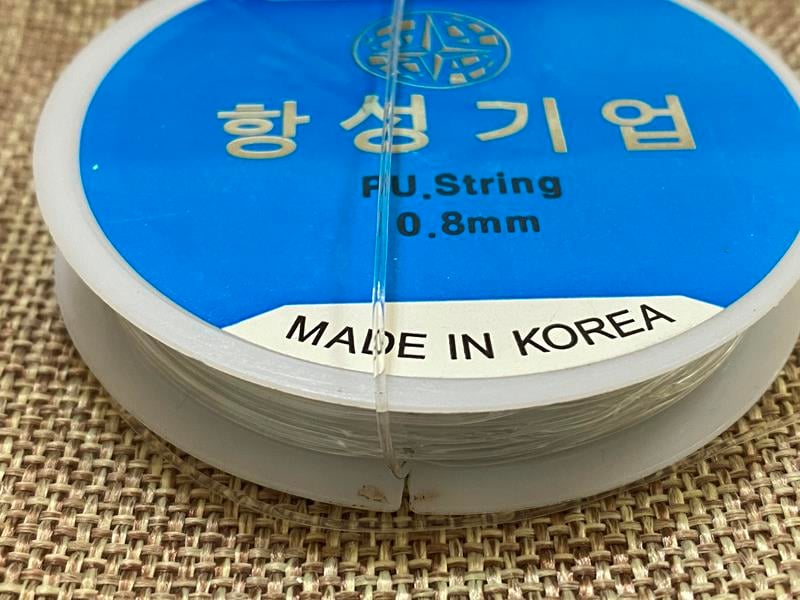 Резинка леска 0,8 мм 1 шт  підсилена