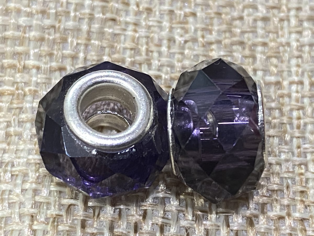 Бусина пандора 14мм сиреневый