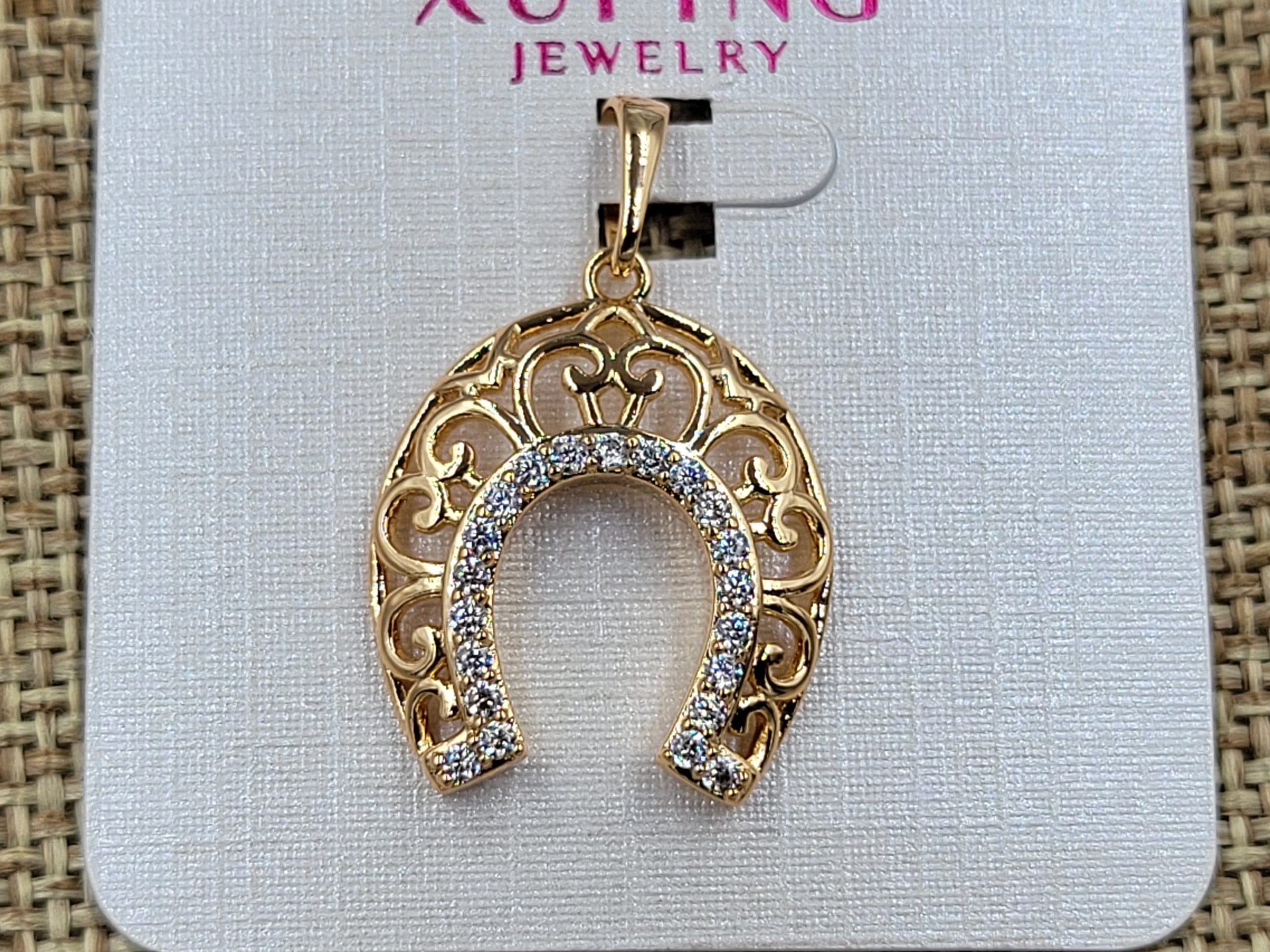 Кулон Xuping 27*18 мм позолота 18к