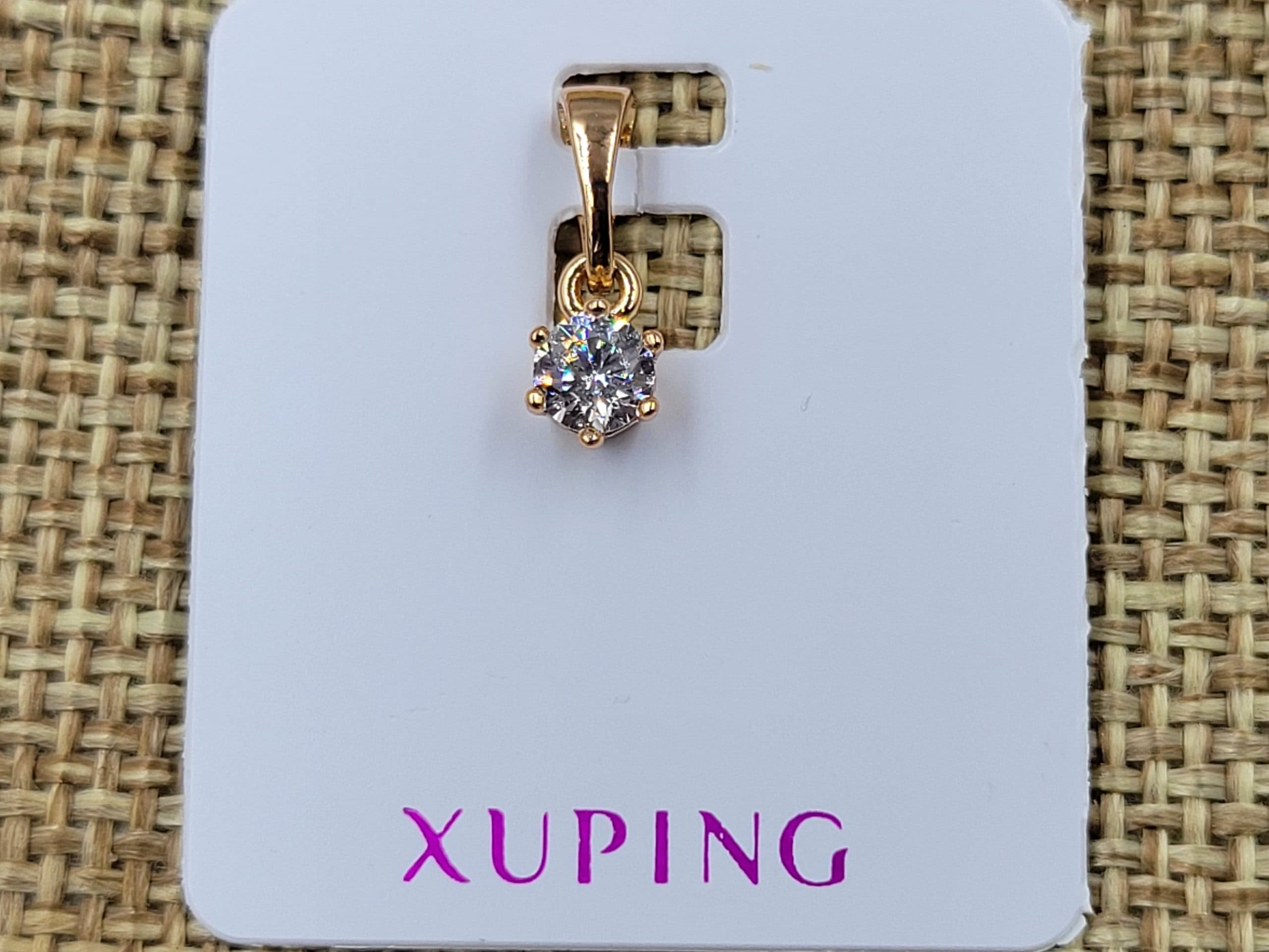 Кулон Xuping 4,4 мм в. 13 мм позолота 18к