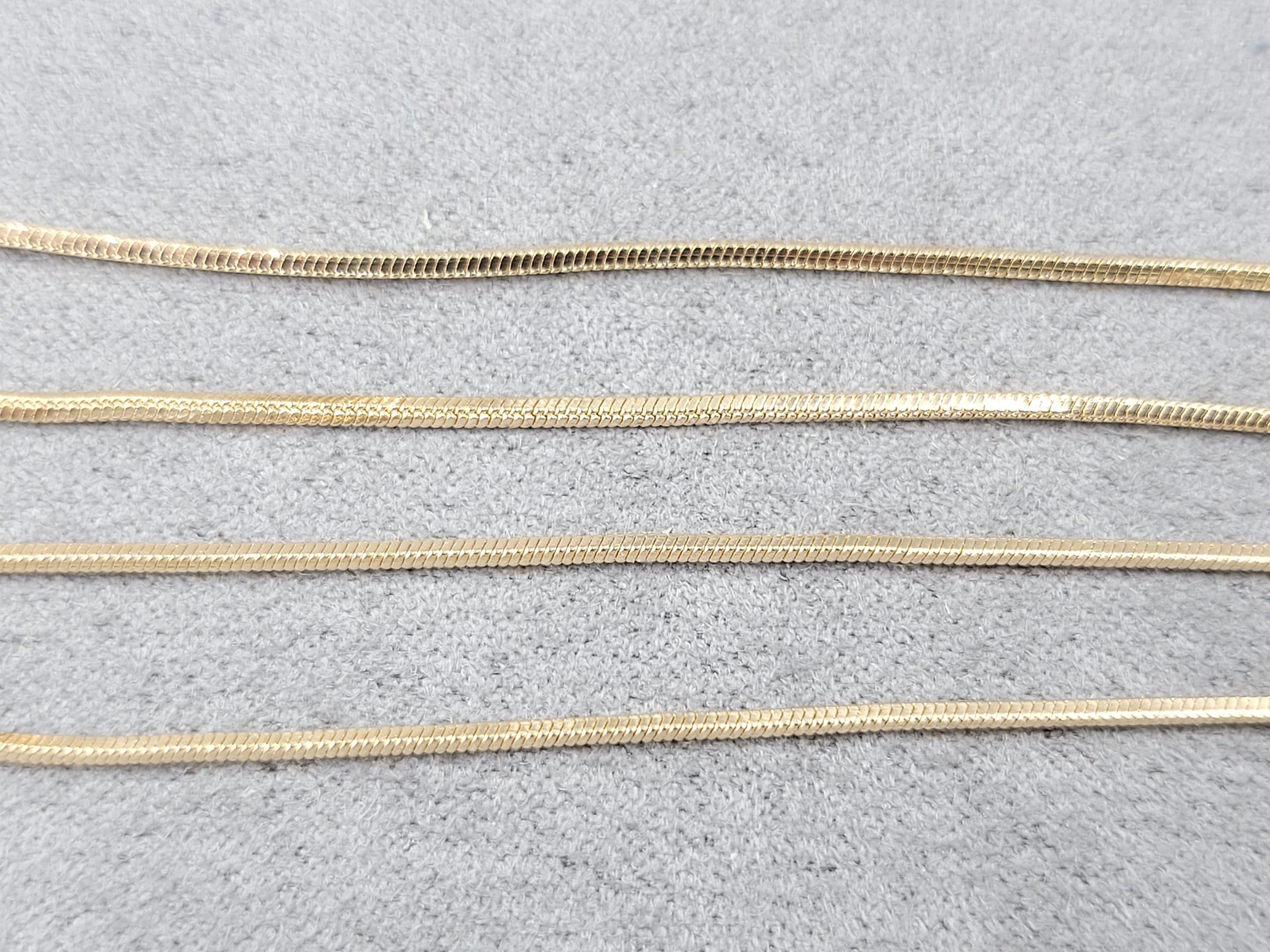 Ланцюжок Xuping 1,2 мм довжина 60 см позолота 18к