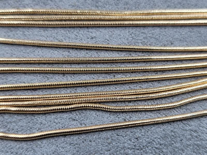 Ланцюжок Xuping snake 1,3 мм д. 55 см позолота 18к