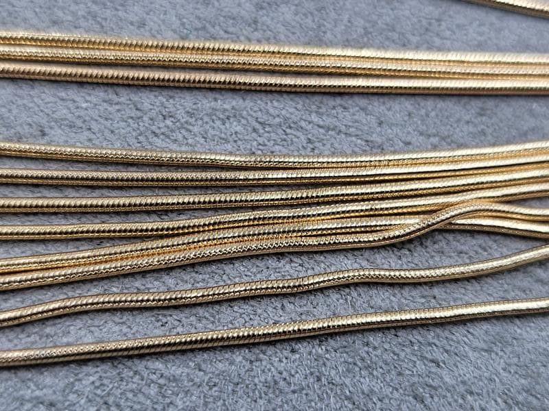 Ланцюжок Xuping snake 1,3 мм д. 60 см позолота 18к