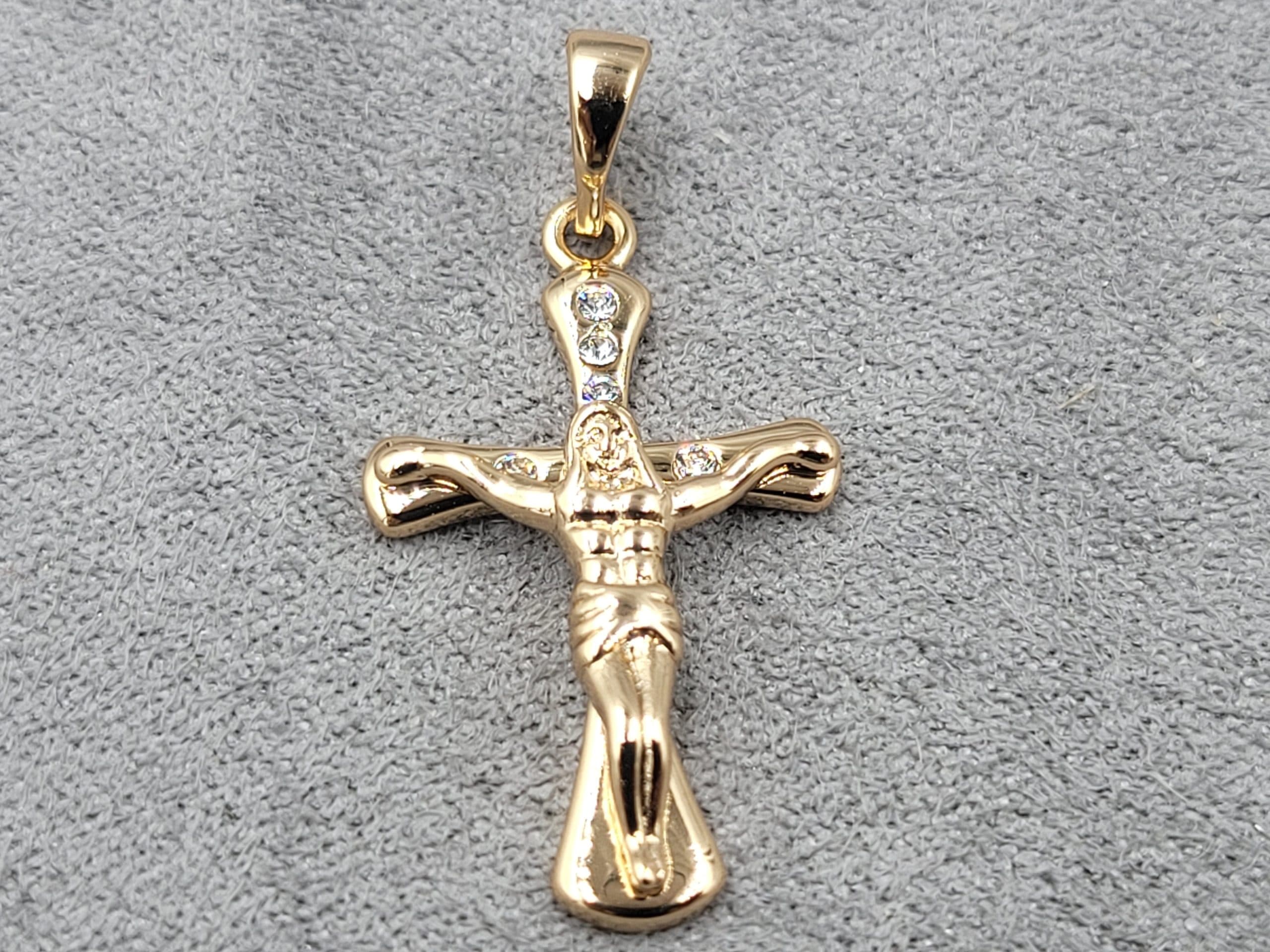 Хрестик Xuping 16 мм в. 31 позолота 18к