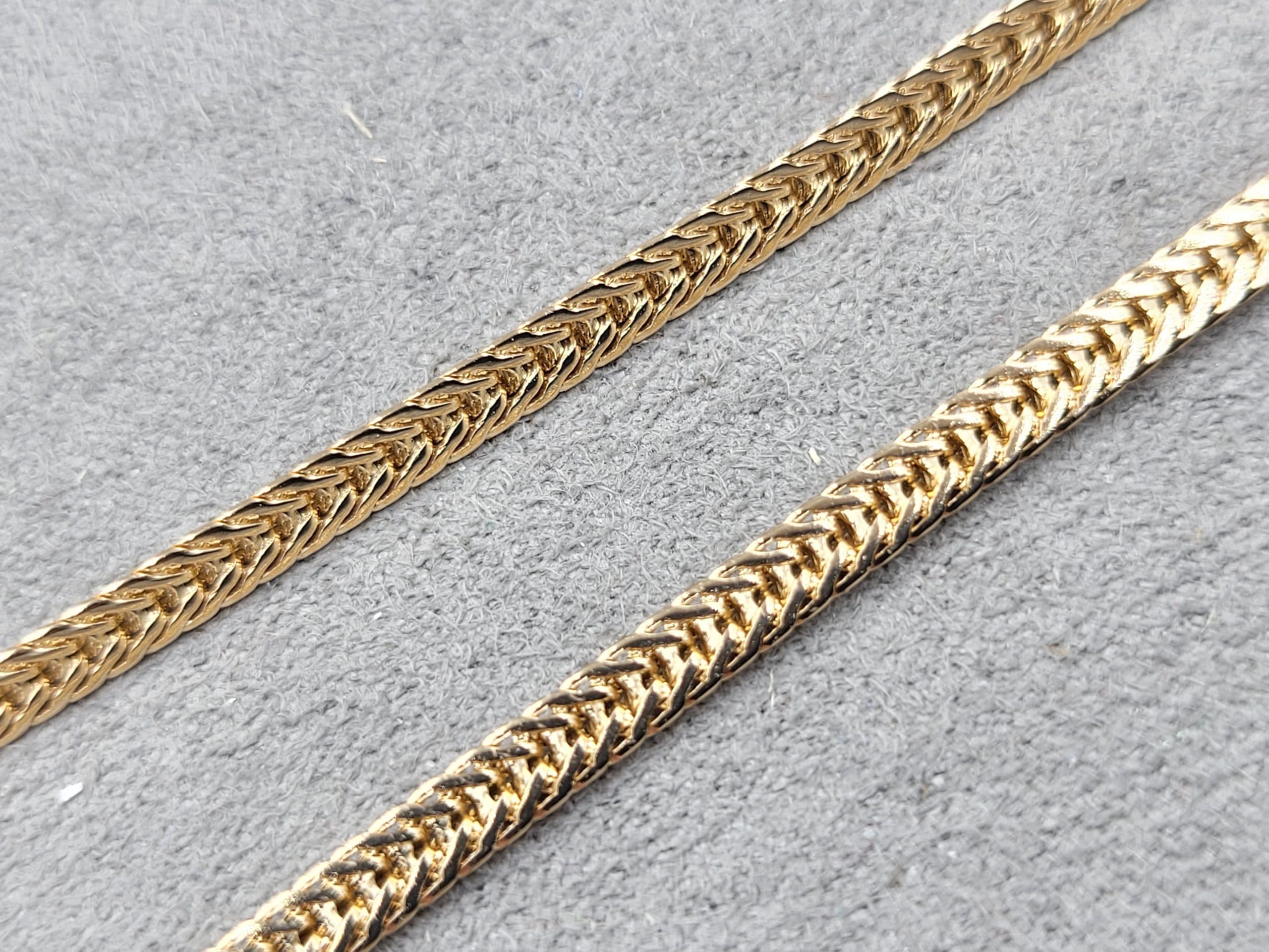 Ланцюжок Xuping 3 мм довжина 50 см позолота 18к