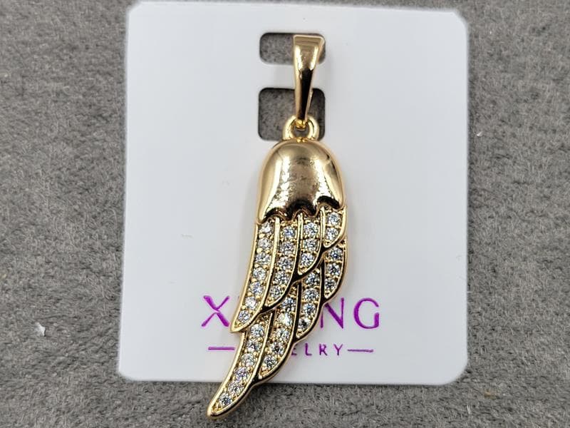 Кулон Xuping 8 мм в. 33 мм колір 18к