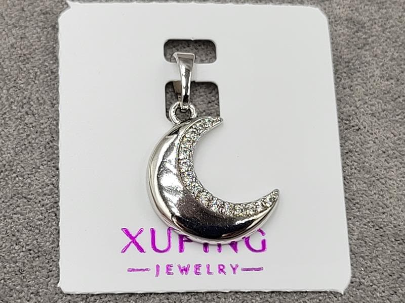 Кулон Xuping 12 мм висота 22 мм родій