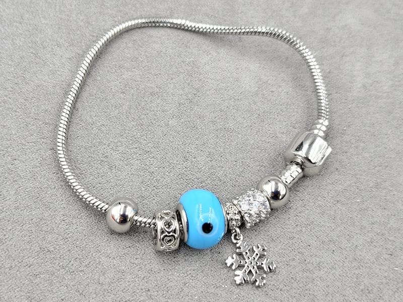 Браслет Xuping длина 20 см родій