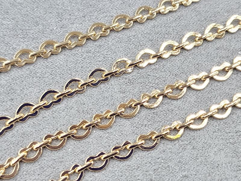 Ланцюг Xuping 4 мм довжина 50 см колір золото