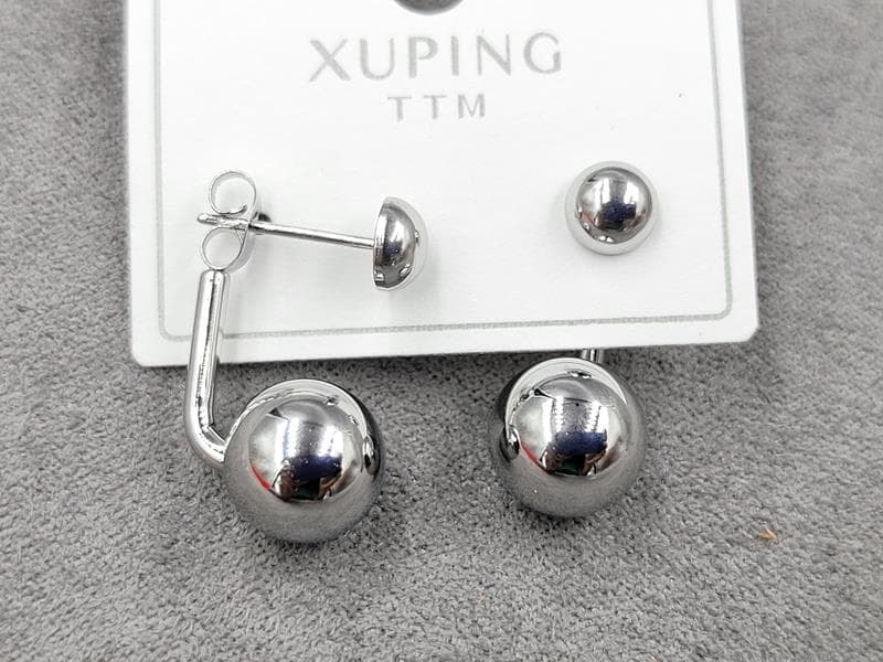 Гвоздики пусети 6+10 мм ТТМ Xuping висота 23 мм нержавіюча сталь