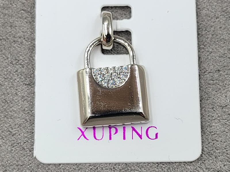 Кулон Xuping 13 мм висота 23 мм родій