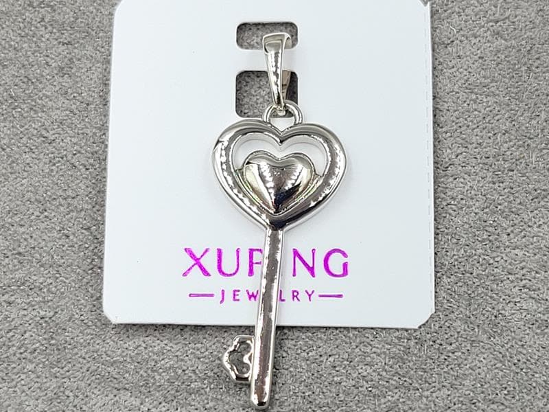 Кулон Xuping 12 мм висота 35 мм родій