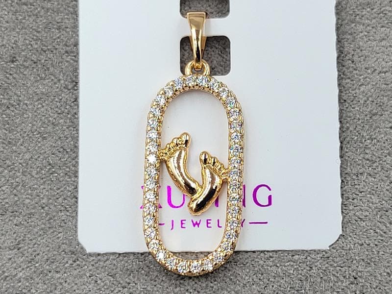 Кулон Xuping 11 мм висота 31 мм колір 18к