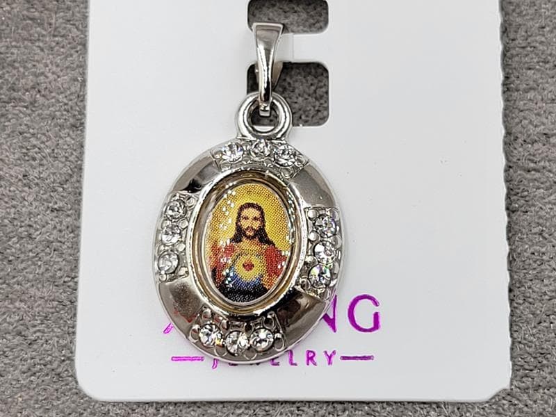 Іконка Xuping 13 мм висота 25 мм родій