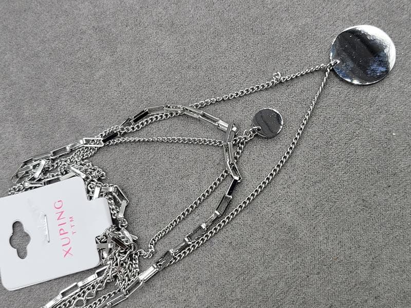 Кольє ТТМ Xuping потрійне довжина 38+40+45 см нержавіюча сталь