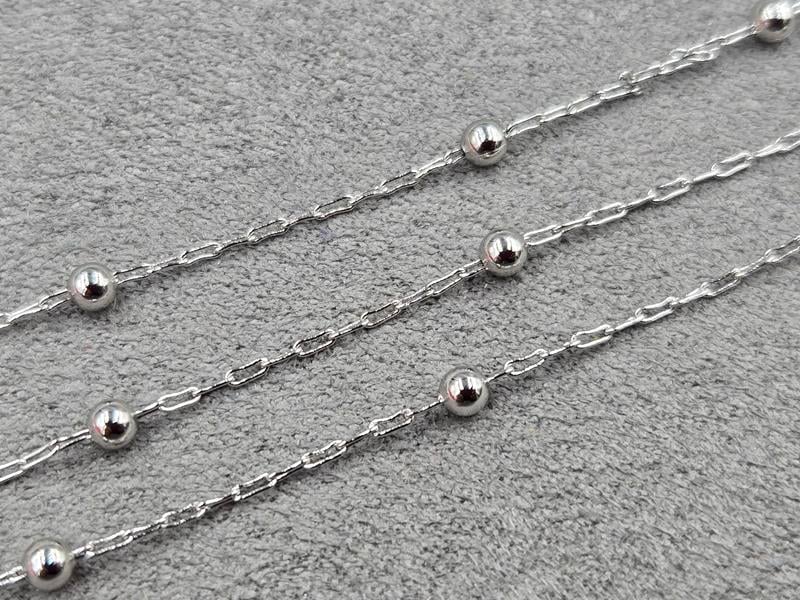 Ланцюг Xuping 1+3 мм довжина 45 см колір сталь