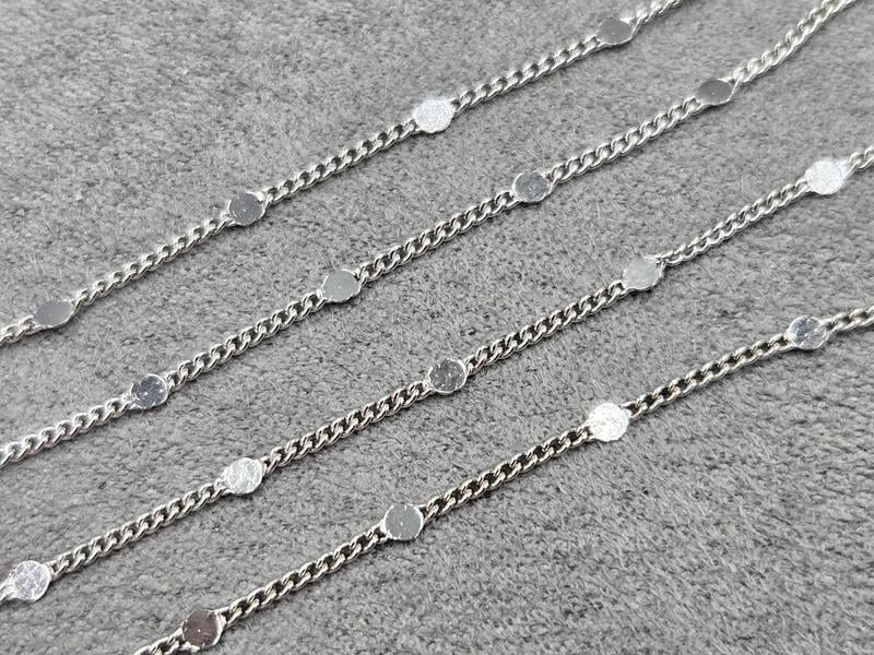 Ланцюг Xuping 1,3+2 мм довжина 55 см колір сталь