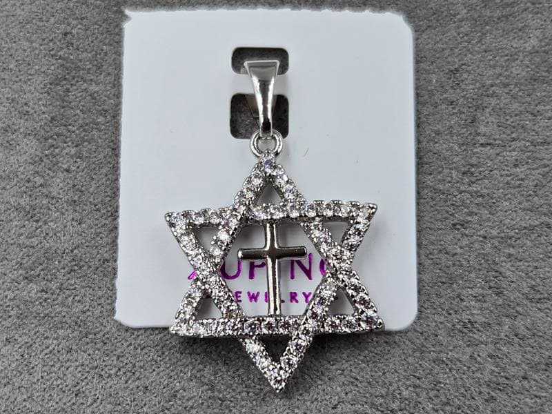 Кулон Xuping 21 мм висота 34 мм родій