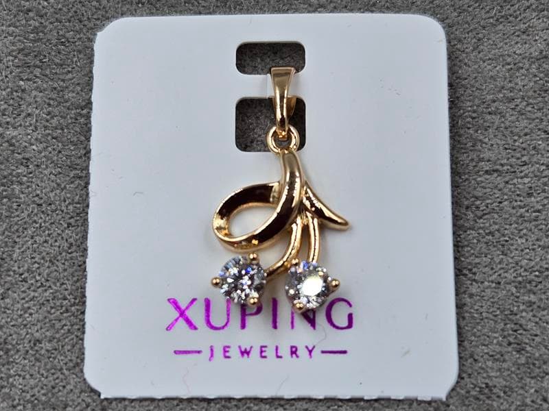 Кулон Xuping 11 мм висота 22 мм колір 18к