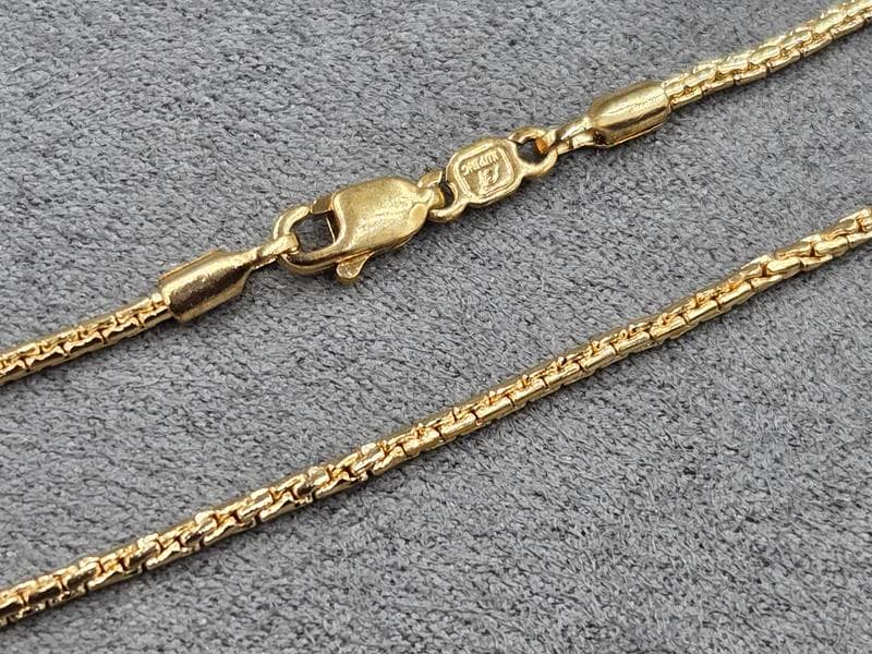 Цепь Xuping длина 45 см ширина 1,5 мм (позолота 18к)