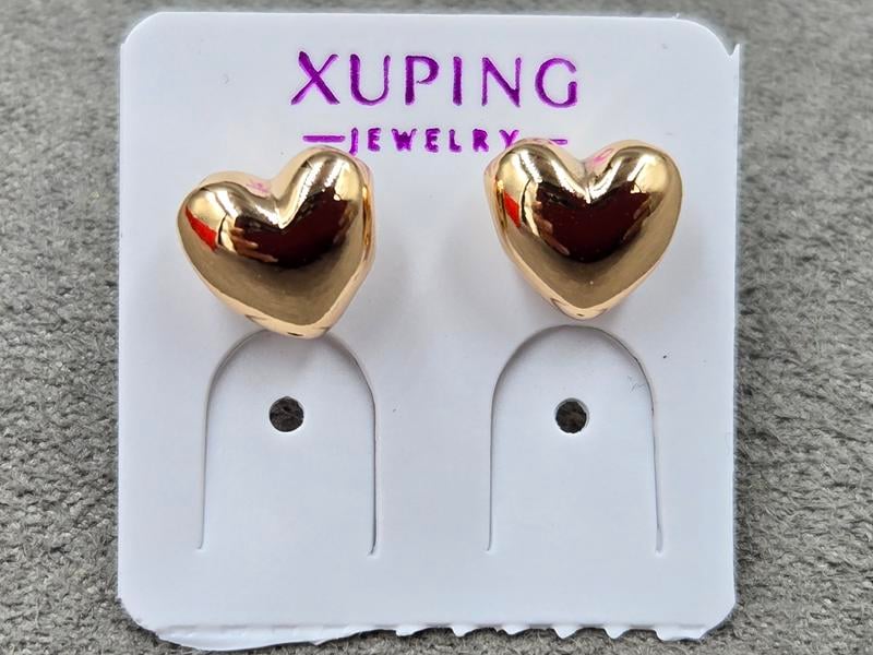 Гвоздики 8*6 мм Xuping колір 18к