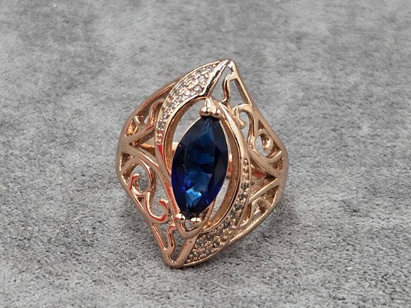 Каблучка Xuping 24 мм (16 розмір) колір 18к