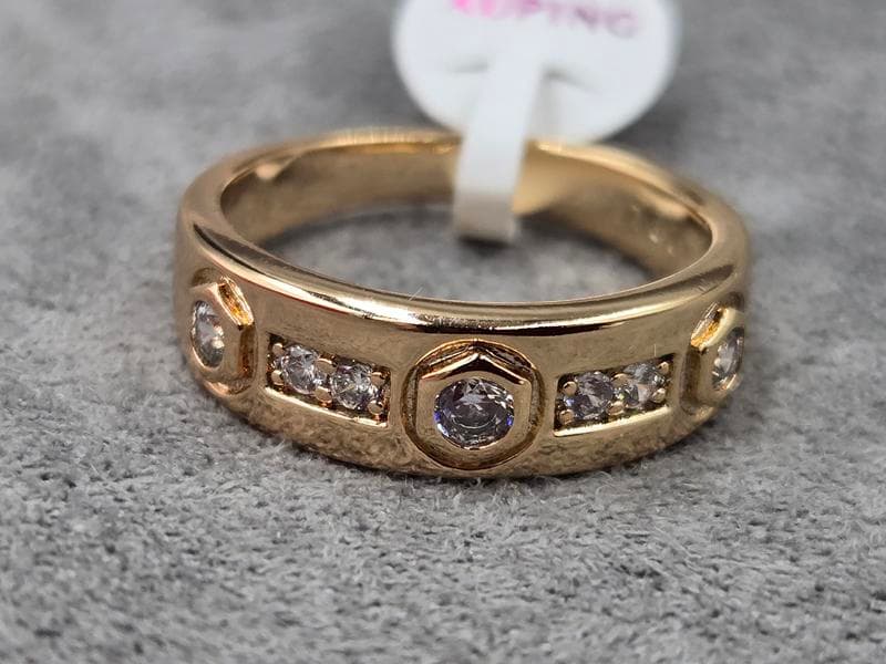 Каблучка Xuping 6 мм (17 розмір) колір 18к