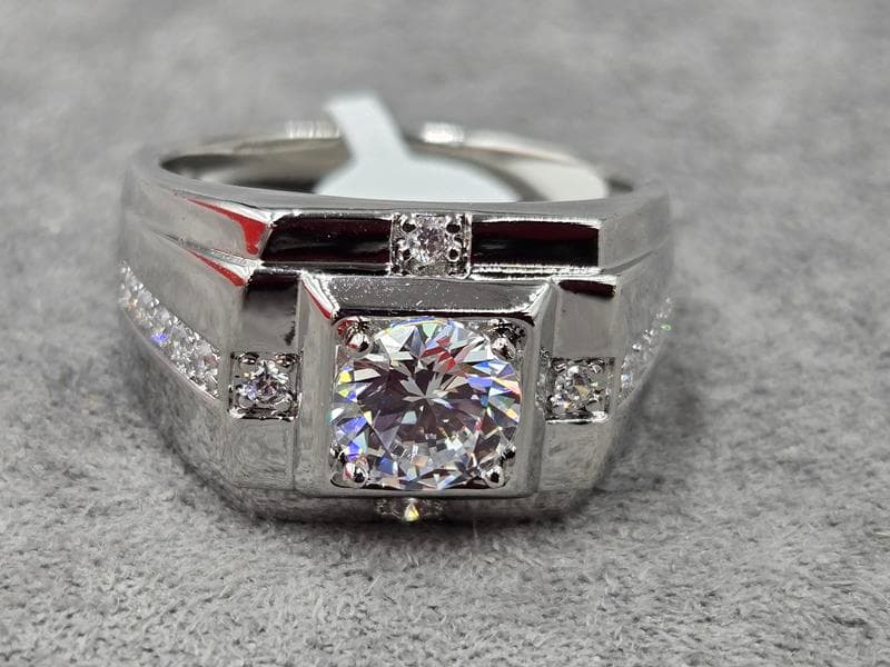 Каблучка Xuping 13 мм ( 19,20,21,22 розмір) родій