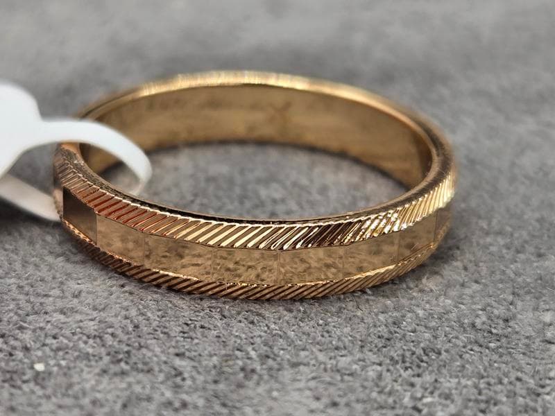 Каблучка Xuping 4 мм (16,17,18,19,20,21,22) колір 18к