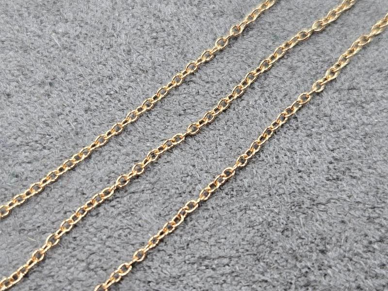 Ланцюг Xuping 1 мм довжина 45 см колір золото