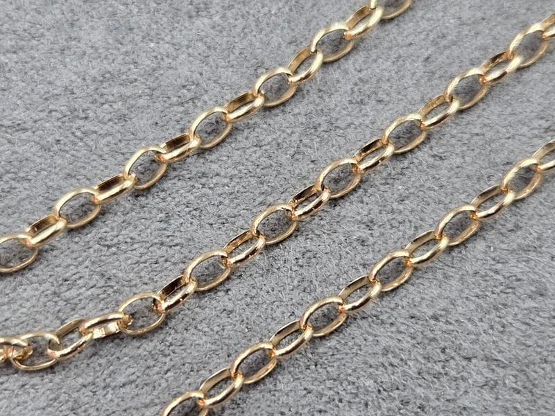 Ланцюг Xuping 3 мм довжина 45 см колір золото