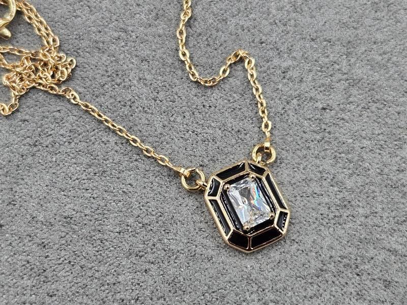 Кол'є Xuping 10*12 мм довжина 45+3 см колір золото 18к